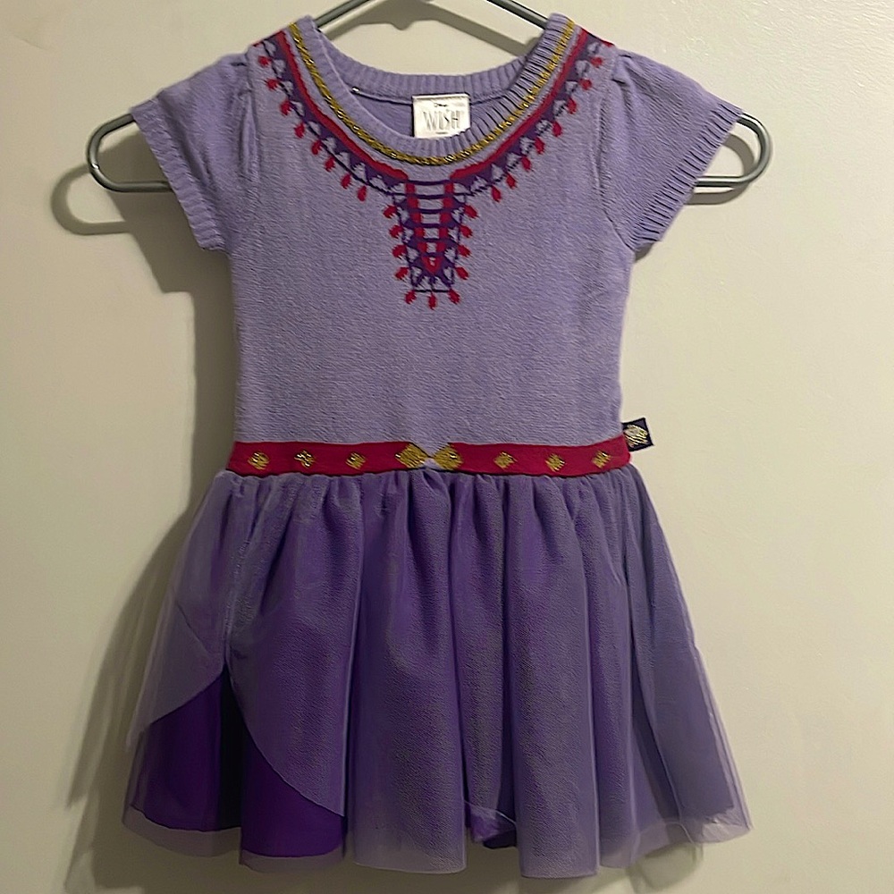 Disney Girl’s Asha Wish Purple Sweater Dress *NEW*